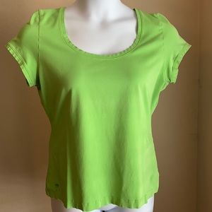 Lilly Pulitzer Green Scoop Neck Top Size XL